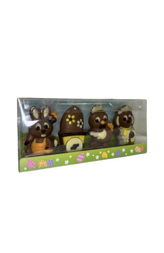 Box 4 soggetti di cioccolato 